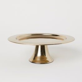 Support à gâteau rond en métal doré, plateau de service fait main, présentoir décoratif pour gâteau, cupcake, chocolat - Product Image 2