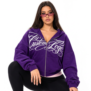 Sweats à capuche personnalisés en coton mélangé 350 g/m², style minimaliste avec poignets côtelés pour les marques de vêtements de boutique - Product Image 5