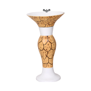 Lavabo sur pied en céramique blanche moderne de qualité supérieure pour hôtel - Product Image 1