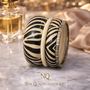 Luxury Resin Metal Bangles <b>Set</b> for Women Handmade Designer Ethnic <b>Bracelet</b> <b>Set</b> Traditional Indian Wedding Jewelry - Product Image 5