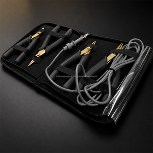 Professional 4PCS Black Permanent Jewelry Making Tool Kit Flush <b>Cutter</b> Long Nose Short Nose Grounded Pliers - Product Image 3