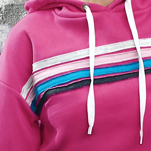 Sudaderas de Moda Urbana para Mujer en Todos los Colores, Sudaderas Holgadas al por Mayor, Sudaderas Cortas para Mujer - Product Image 2