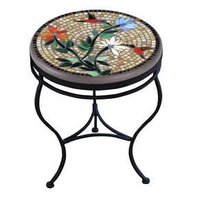 Mesa de Centro de Hierro Esmaltado Moderna y Ecológica, Personalizable, Duradera, con Piedras Preciosas, para Sala de Estar - Product Image 3