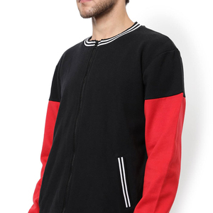 <b>Men's</b> Black Red Color Winter Varsity <b>Jacket</b> Zipper Closure <b>for</b> <b>Men</b> Slim Fit Polyester Autumn Wear <b>Baseball</b> Coat <b>Men's</b> <b>Jackets</b> - Product Image 4