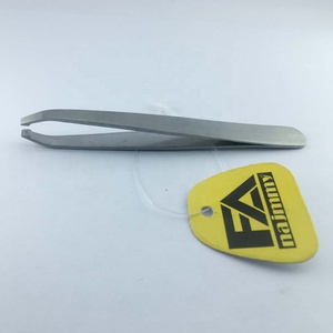 Pince à épiler professionnelle pour sourcils F.A NAJMMY, poignée confortable, pointe droite et courbée, acier inoxydable, produit le plus vendu - Product Image 3