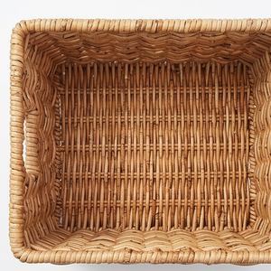 Cesta de Almacenamiento de Fibra Natural Tejida con Asas Integradas para Organización del Hogar, Armario, Despensa y Decoración - Product Image 3
