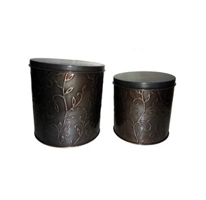 Contemporary Customized Metal Canister Container with Stylish Cover <b>for</b> Modern Homes - Product Image 4