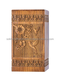 Nouveau design d'urnes funéraires en bois pour adultes urnes funéraires urnes funéraires taille personnalisée fournitures funéraires - Product Image 2