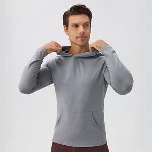 Ropa Deportiva Personalizada de Alto Rendimiento, Sudadera con Capucha Ajustada para Gimnasio, Entrenamiento Deportivo, Sudadera de Compresión para Hombre - Product Image 3