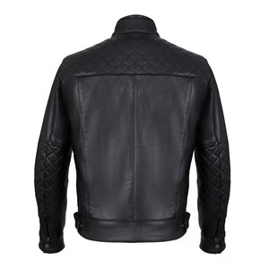 Chaqueta de Motocicleta de Cuero de Primera Calidad, Chaqueta de Moto con Protección para Motociclistas, Chaquetas de Cuero Modernas para Motociclismo - Product Image 2