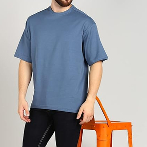 Camiseta Extra Grande para Hombre, Estilo Urbano, Impresión Serigráfica, Diseño Comprimido - Product Image 3