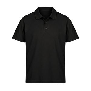 Mens Black Color Blocked Short Sleeve Polo <b>Shirt</b> Quick Dry Knitted Casual Wear - Product Image 5
