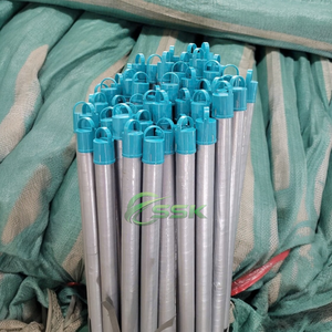 Factory Wholesale Asiawood Eucalyptus Wood PVC Coated Wooden Handle Broomstick and <b>Mop</b> Stick 70-120cm Easy <b>Cleaning</b> Outdoor Use - Product Image 4