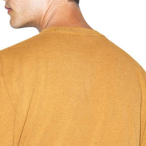 Inkleaf Sports Solid Color 100% Cotton Canvas <b>Men's</b> Regular Fit Breathable Eco-Friendly Casual T-Shirt-Comfortable Plus Size Low - Product Image 4
