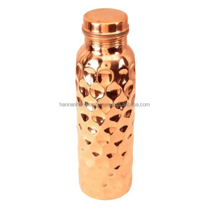 Bouteille d'eau en cuivre brun de haute qualité, finition mate, qualité d'exportation, bouteille d'eau en cuivre pur à prix abordable - Product Image 3