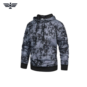 Sudadera Deportiva Unisex con Capucha y Letras Digitales, Estilo Tie-Dye, Manga Raglán, con Bolsillo, de Secado Rápido, 100% Algodón - Product Image 3