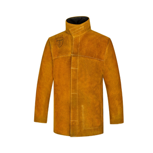 Chaqueta de Soldadura Impermeable de Cuero Resistente LAKSHY, Costuras Soldadas, Resistente al Calor, Ropa de Trabajo de Seguridad Industrial, Nivel de Protección B - Product Image 1