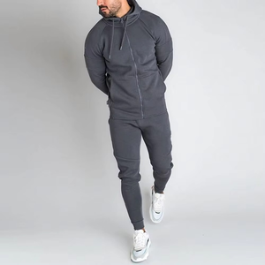 Ensemble de survêtements d'hiver pour hommes, personnalisables avec logo, service OEM de haute qualité, vente en gros, design exclusif, vêtements de sport vierges à prix abordable - Product Image 2