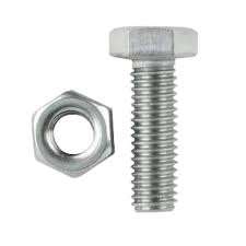 น็อตและแหวนรอง GI เกรด 4.6, เกรด 5.6, เกรด 5.8, เกรด 8.8, เกรด 10.9 ชุบสังกะสี, ชุบสังกะสีแบบอิเล็กโทรไลต์, ชุบสังกะสีเหลือง - Product Image 3