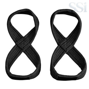 Pro Series Figure 8 Weightlifting Straps for Better Grip Stability Heavy Duty Wrist <b>Wraps</b> for All Gym Workouts - Product Image 5