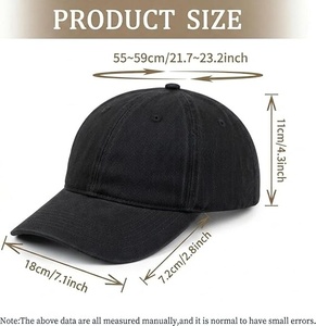 Casquette de baseball brodée personnalisée, 6 panneaux, ajustable, unisexe, en sergé de coton, décontractée, avec logo imprimé sur le devant - Product Image 6