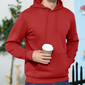 เสื้อฮู้ดผู้ชายสำหรับฤดูหนาว ผลิตในปากีสถาน คุณภาพสูง รับสกรีนโลโก้ ระบายอากาศได้ดี แห้งเร็ว ผ้าฟลีซ สีพื้น - Product Image 2