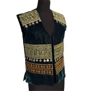 Gilet de mariage afghan personnalisable pour homme, col en V, design élégant uni, pour costumes d'hiver, boutonné, décontracté, anti-boulochage, sans couture - Product Image 1