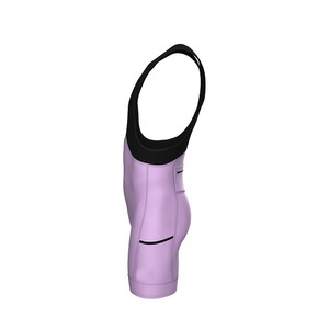 Cuissard de cyclisme pour femme, violet, ajusté, en spandex et nylon, séchage rapide, respirant, avec poches - Product Image 3