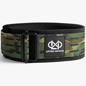 Cinturón de Levantamiento de Pesas con Bloqueo Automático, Ajustable y Transpirable, Soporte Lumbar para Entrenamiento de Fuerza, Unisex - Product Image 2