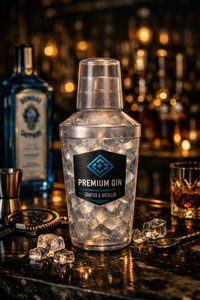Magnum Funkin Cocktail Shakers <b>Plastic</b> Reusable Bar Accessories Set of 2 Modern Design - Product Image 1