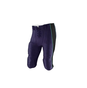Maillot de football américain sur mesure 100% polyester Couleur unie Uniforme d'équipe Manches courtes Haute qualité - Product Image 3
