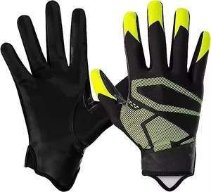 Gants de football américain 2026 de haute qualité pour receveur, légers, respirants, flexibles, à doigts complets, avec protection sublimée de la paume - Product Image 3