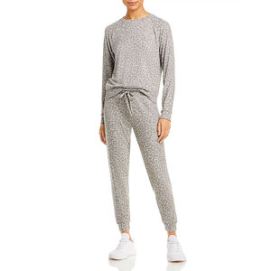 Conjunto de 2 Piezas de Alta Calidad para Mujer, Sudadera con Capucha Informal y Pantalones Deportivos con Puños, Cintura Elástica Transpirable - Product Image 1