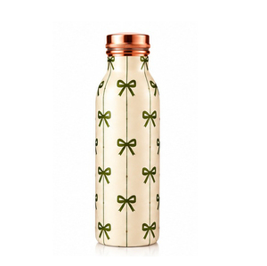 Christmas Pattern <b>Metal</b> <b>Water</b> <b>Bottle</b> With Copper Lid Portable Travel Drinkware - Product Image 3