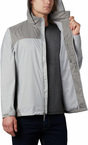 Men's Breathable Waterproof Jackets Raincoat Retro Neon Windbreakers With Hood Men Rain Wear <b>Light</b> Rain Jacket - Product Image 2