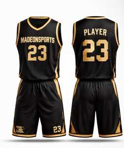 Tenues d'équipe de basketball professionnelles, kit de sublimation, uniforme de basketball réversible, fabrication sur mesure - Product Image 1