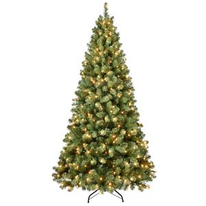 Albero di Natale Artificiale da 2,1 m con 400 Luci Bianco Caldo, Premium, Pre-illuminato, con 1072 Rami in Acciaio - Product Image 2