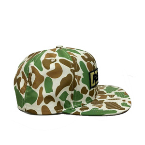 High Quality Custom Jungle Camouflage Snapback Cap Logo Patch Hunting <b>Hat</b> Adjustable Structured Outdoor Performance Cap OEM - Product Image 2