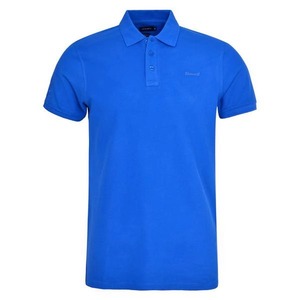 Polo de Punto para Hombre, Manga Corta, Color Sólido, Cierre de Botones, Ropa Casual, Negro, Azul, Rojo, Azul Claro, Personalizable, Venta al Por Mayor, OEM - Product Image 6