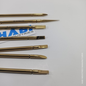 Professional Plasma Gold <b>Pedicure</b> Nail Buffer Dual-End Double Head High Quality Stainless Steel Beauty Care <b>Tools</b> - Product Image 2