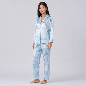 Premium Women's Pajama <b>Set</b> Soft Cotton Breathable Comfortable <b>Two</b> <b>Piece</b> Sleepwear Nightwear <b>Lounge</b> Home wear <b>Set</b> for Women - Product Image 3
