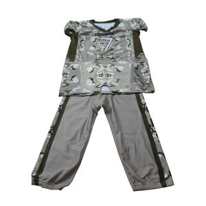 Custom Team Sublimated Name Number Camo Design American Football Uniforms Wholesale Breathable High Quality - Product Image 1