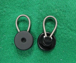 AA0240 Collar extender w/Black dot|<b>Button</b> Extender|Manufacturers Direct Sales Customizable Logo Metal Zinc Alloy <b>Button</b> Extender - Product Image 4
