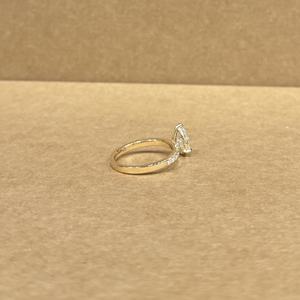 Joyería de Moissanita en Oro Amarillo de 9KT, Diseño con Incrustaciones, 5.120 g de Peso Bruto, Estilo Moderno y Lujoso para Bodas y Fiestas - Product Image 6
