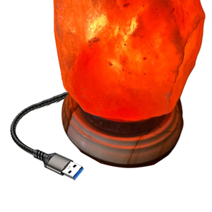 Lámparas de Sal del Himalaya USB Mini al por Mayor, Colección Premium de Cristal para Decoración del Hogar y Oficina con Servicio de Personalización de Marca OEM - Product Image 5