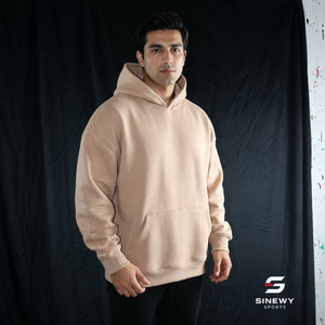 Custom Autumn Heavyweight Crocheted Worsted Oversized <b>Pullover</b> Hoodie with Letter Pattern Eco-Friendly & Windproof for <b>Men</b> Women - Product Image 1