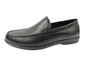 Mocasines de Cuero Genuino Negro para Hombre, Zapatos de Oficina con Punta Cerrada, Acolchados, con Suela de Goma - Product Image 4
