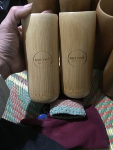 แก้วกาแฟไม้ไผ่แบบยั่งยืน แก้วน้ำใยธรรมชาติสำหรับกาแฟ ชา และของขวัญส่งเสริมการขาย - Product Image 4