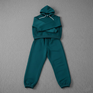 Nouvel arrivage 2026 – Ensemble de survêtement vert à capuche pour femme, manches longues, couleur unie, tenue décontractée avec logo imprimé sur le devant, pantalon de jogging à taille élastique - Product Image 6