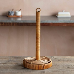 Cute rattan <b>tissue</b> <b>holders</b> for <b>kitchens</b> & bathrooms accessory wholesale paper roll <b>holder</b> stand - Product Image 5